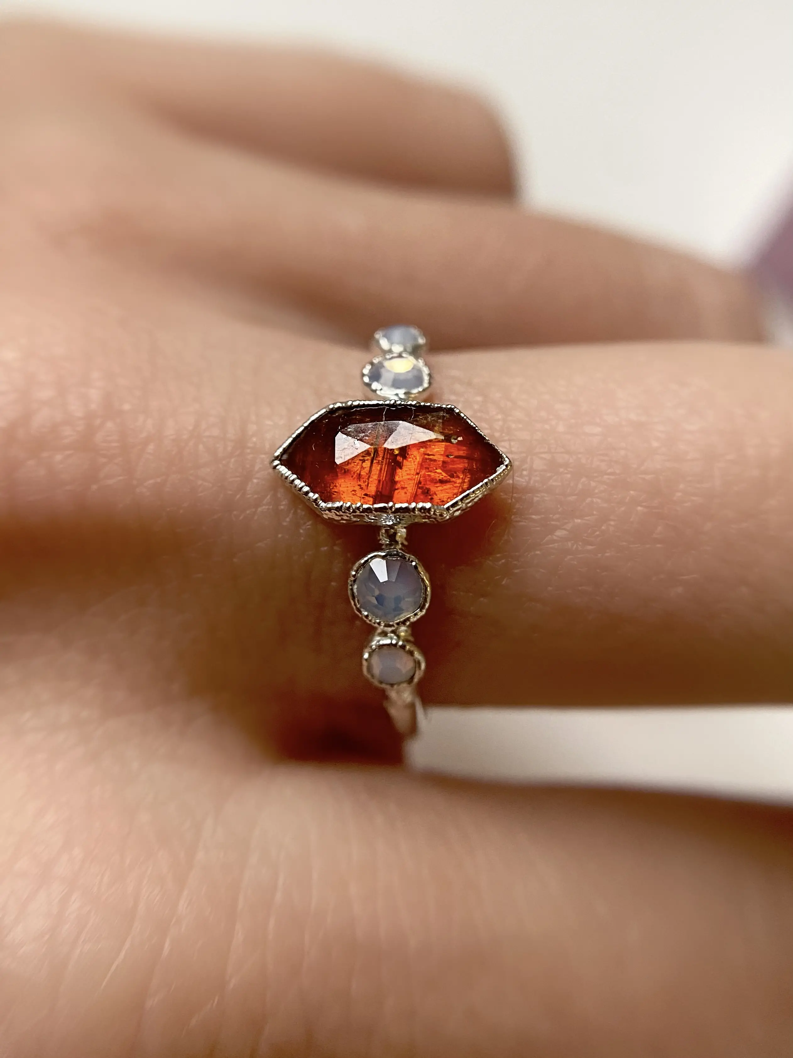 Ring verkupfert und versilbert