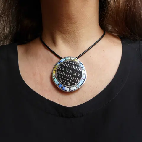 Halskette versilbert galvanisiert