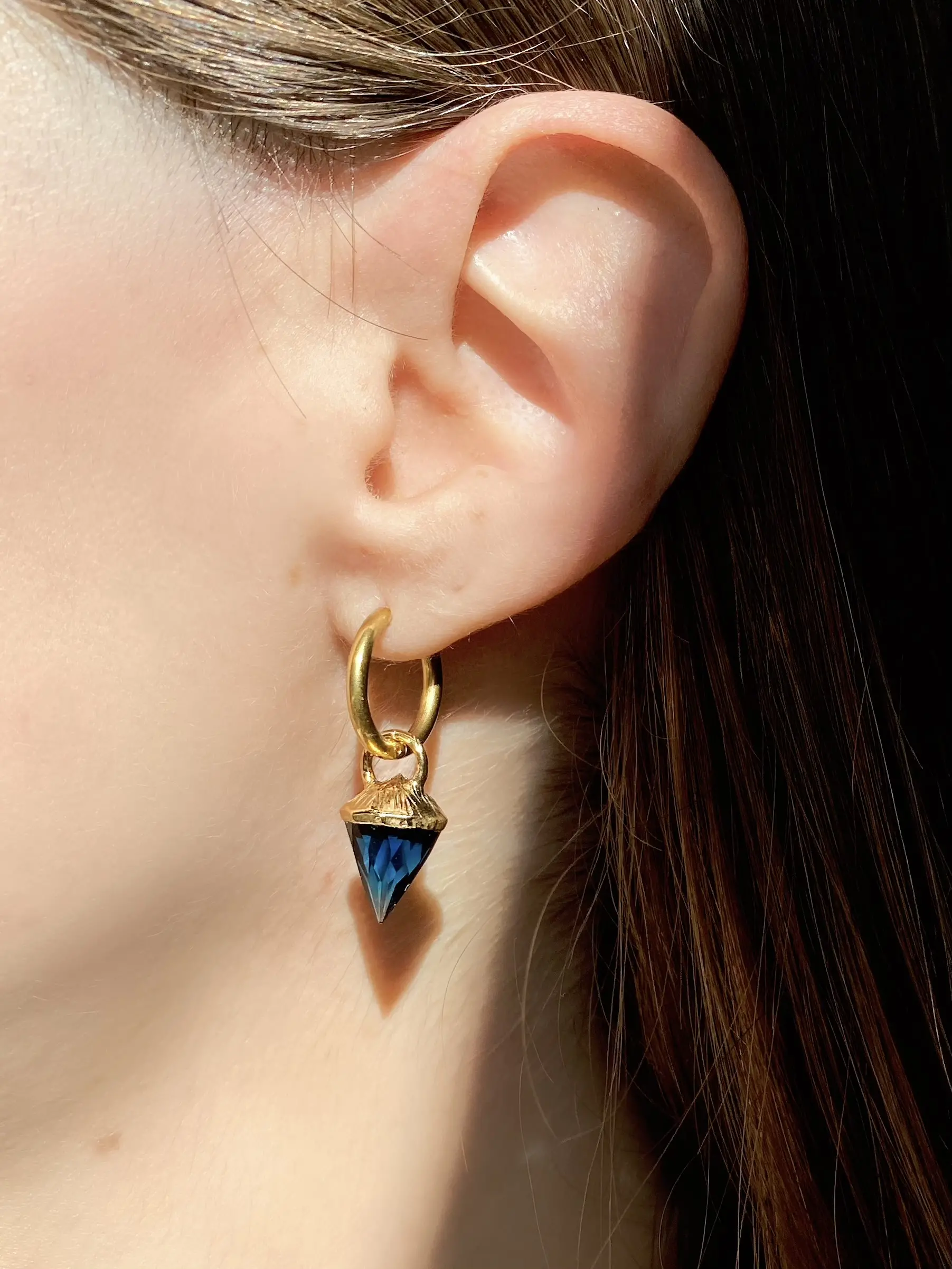 Ohrringe verkupfert versilbert