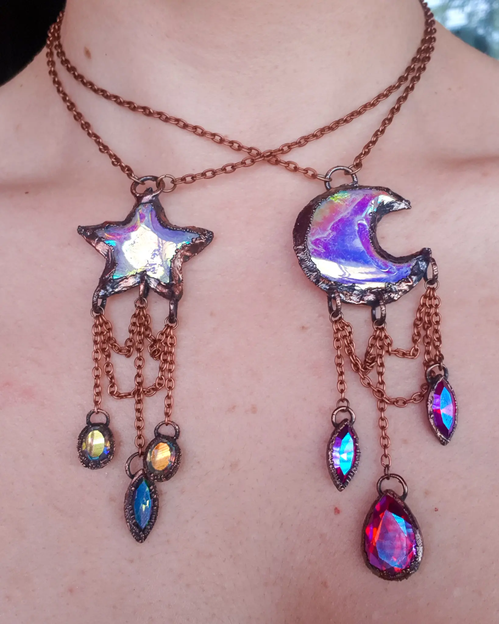 Halskette verkupfert