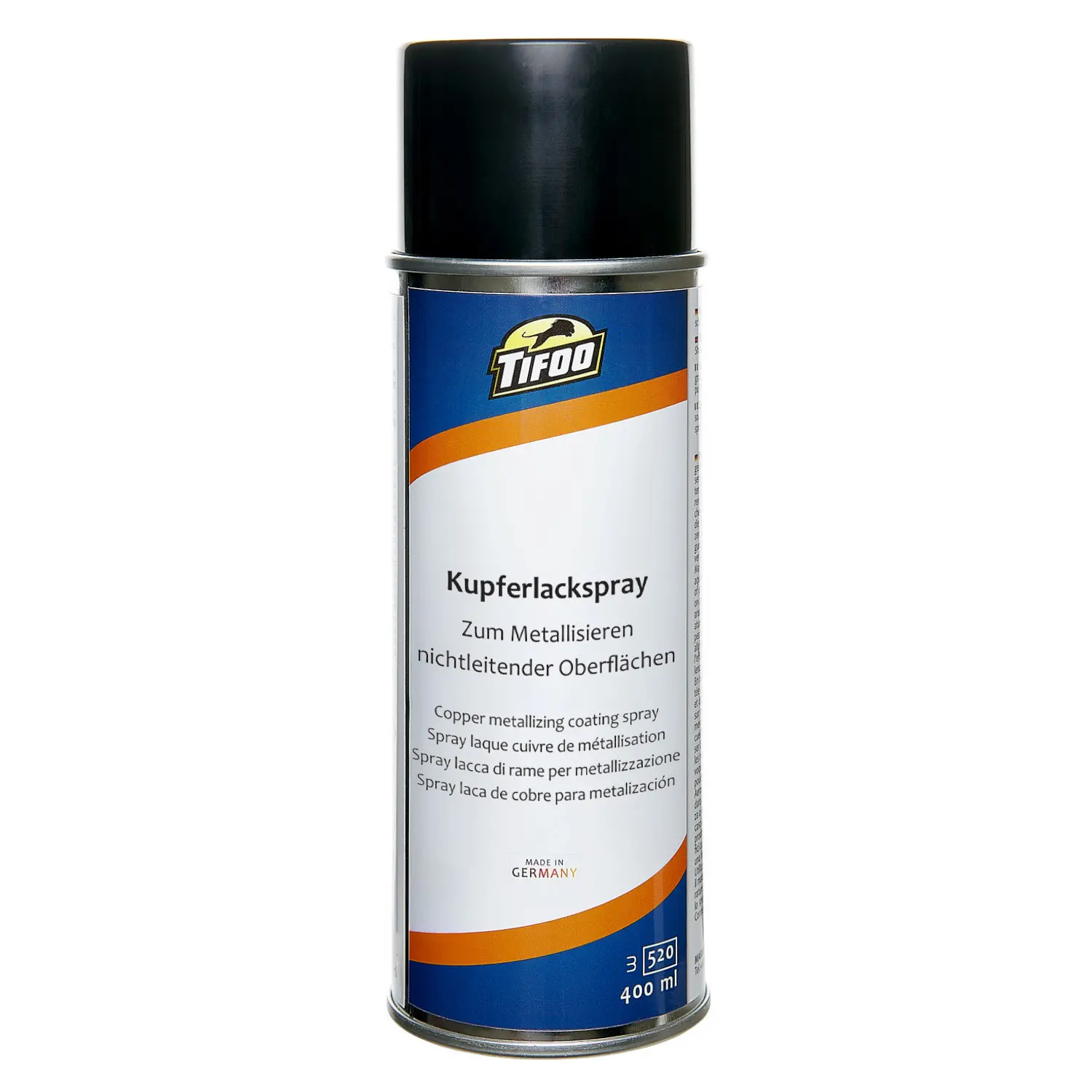 Kupferlack zum Metallisieren nichtleitender Oberflächen - Spray (400 ml)