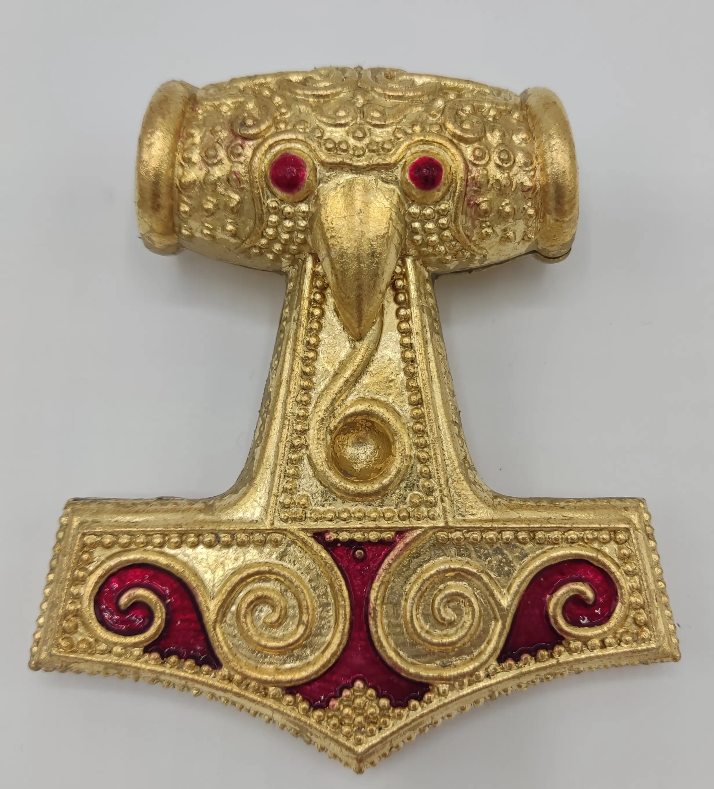 Thor Hammer vergoldet galvanisieren