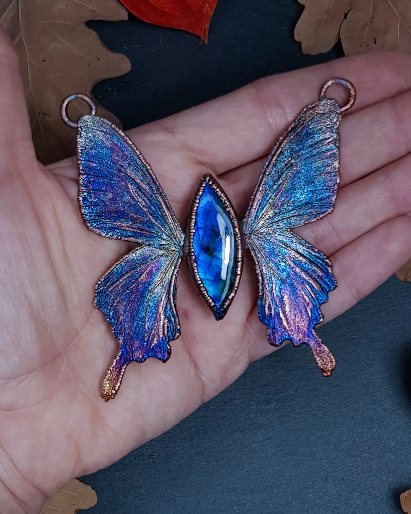 Schmetterling patiniert