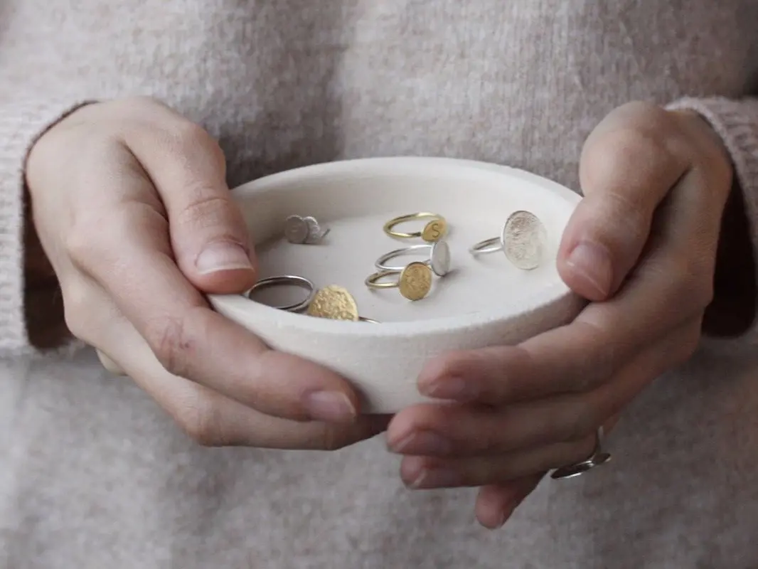 Ringe vergoldet galvanisiert