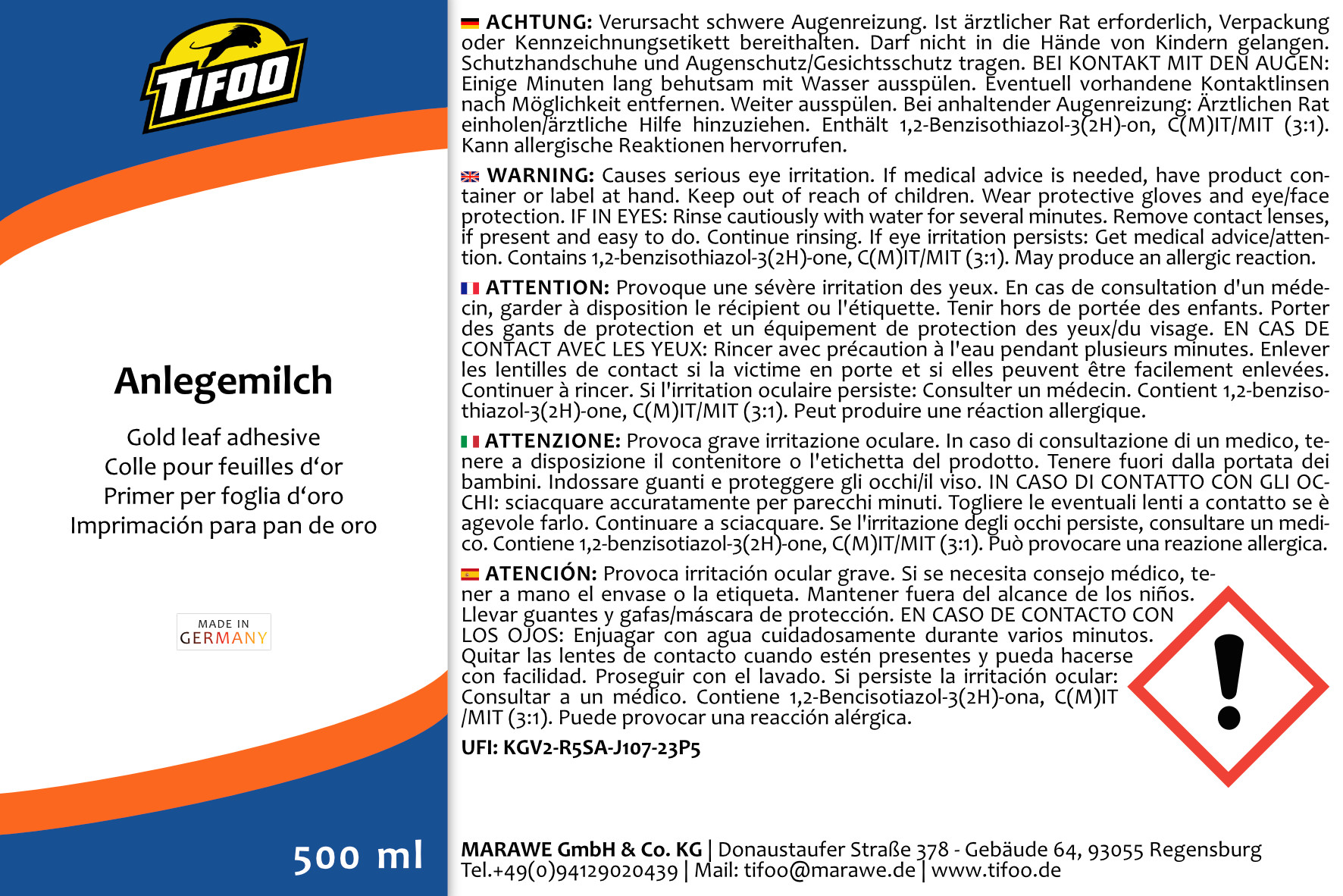 04-04-00500-Anlegemilch-Etikett Etikett Anlegemilch