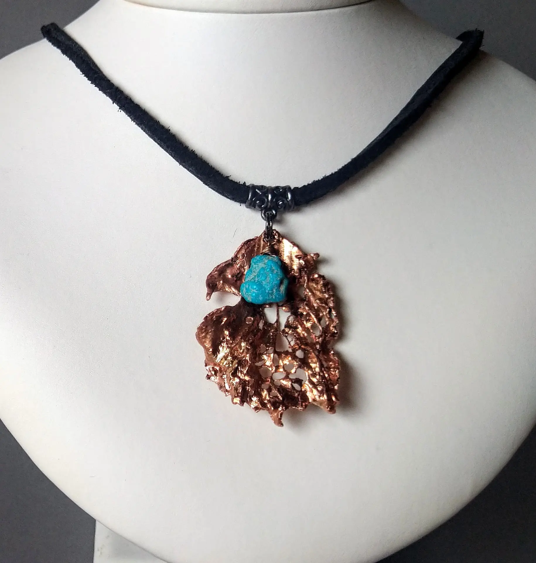 Kette verkupfert patiniert