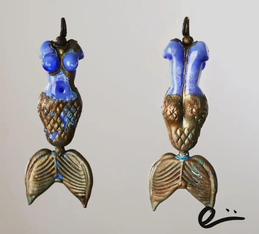 Meerjungfrau vergoldet galvanisieren