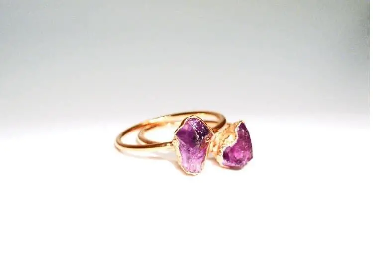 Glas vergoldet und versilbert