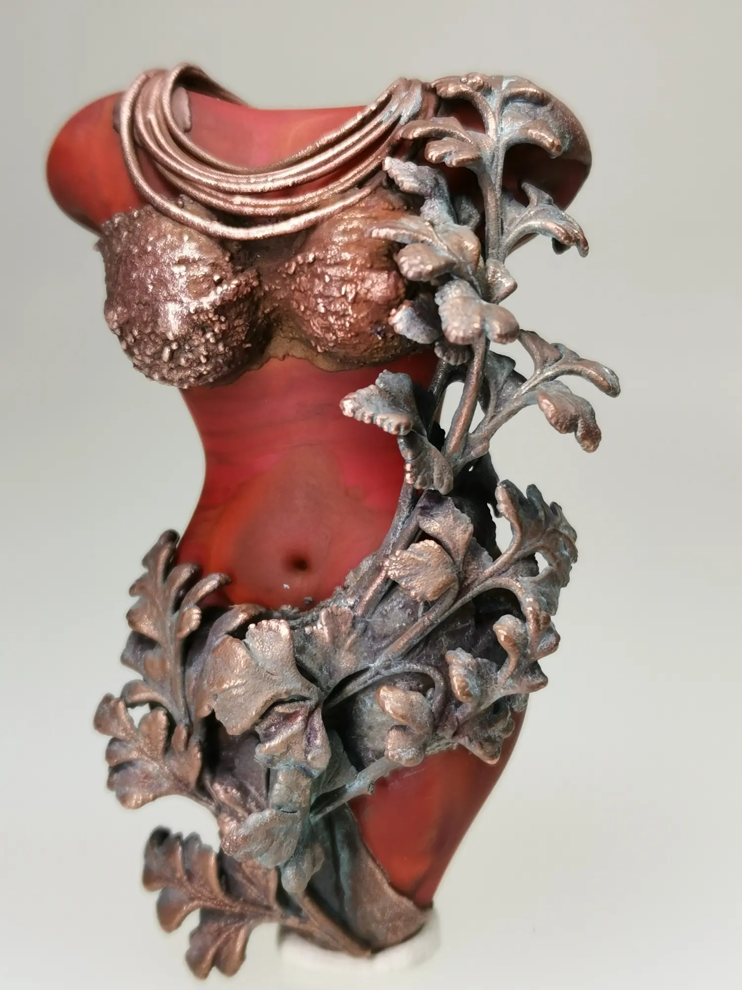 Abendkleid patiniert