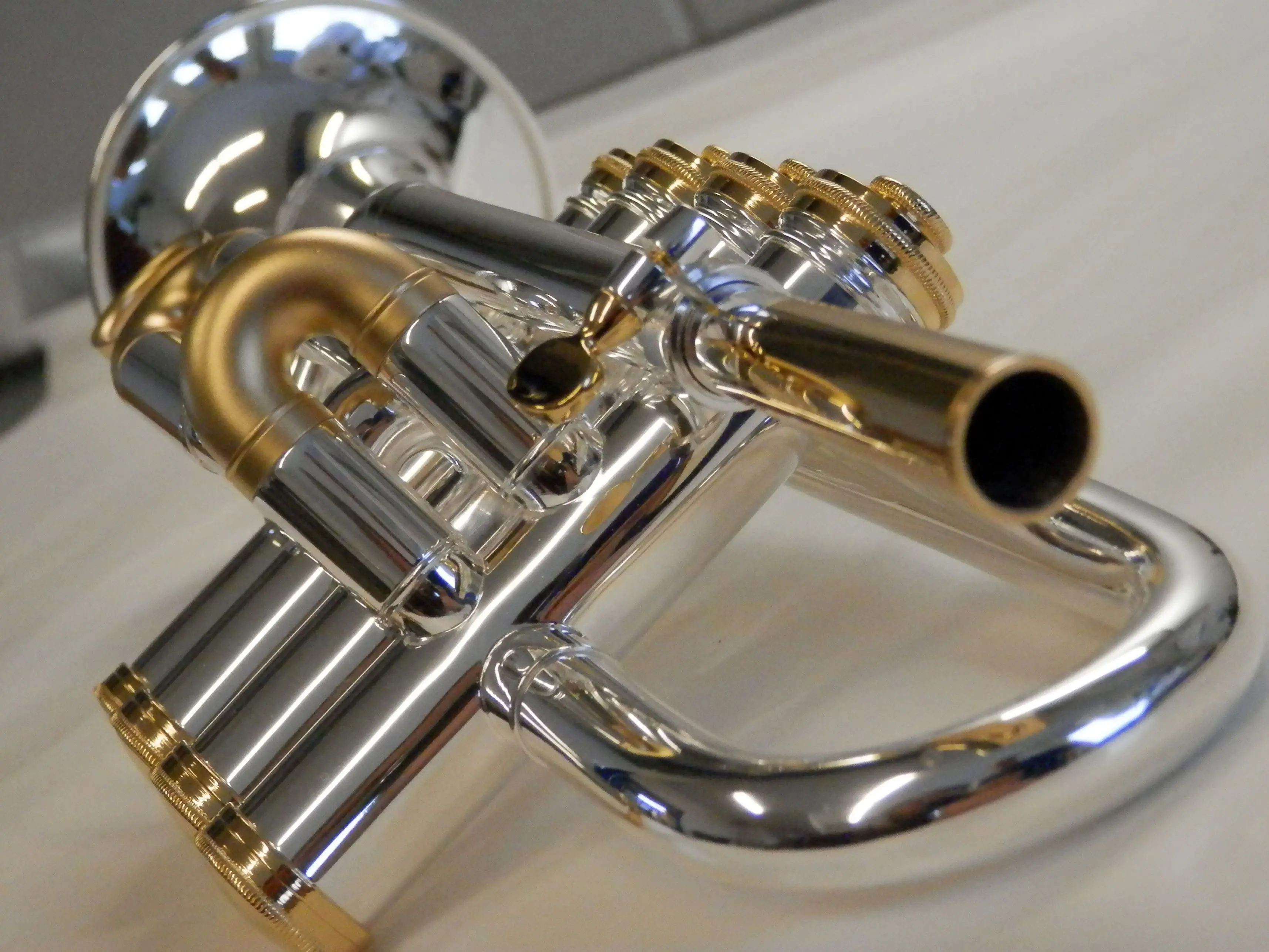 Trompete vergoldet galvanisiert 