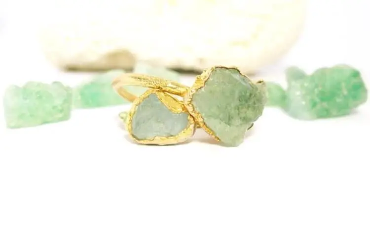 Glas vergoldet&versilbert