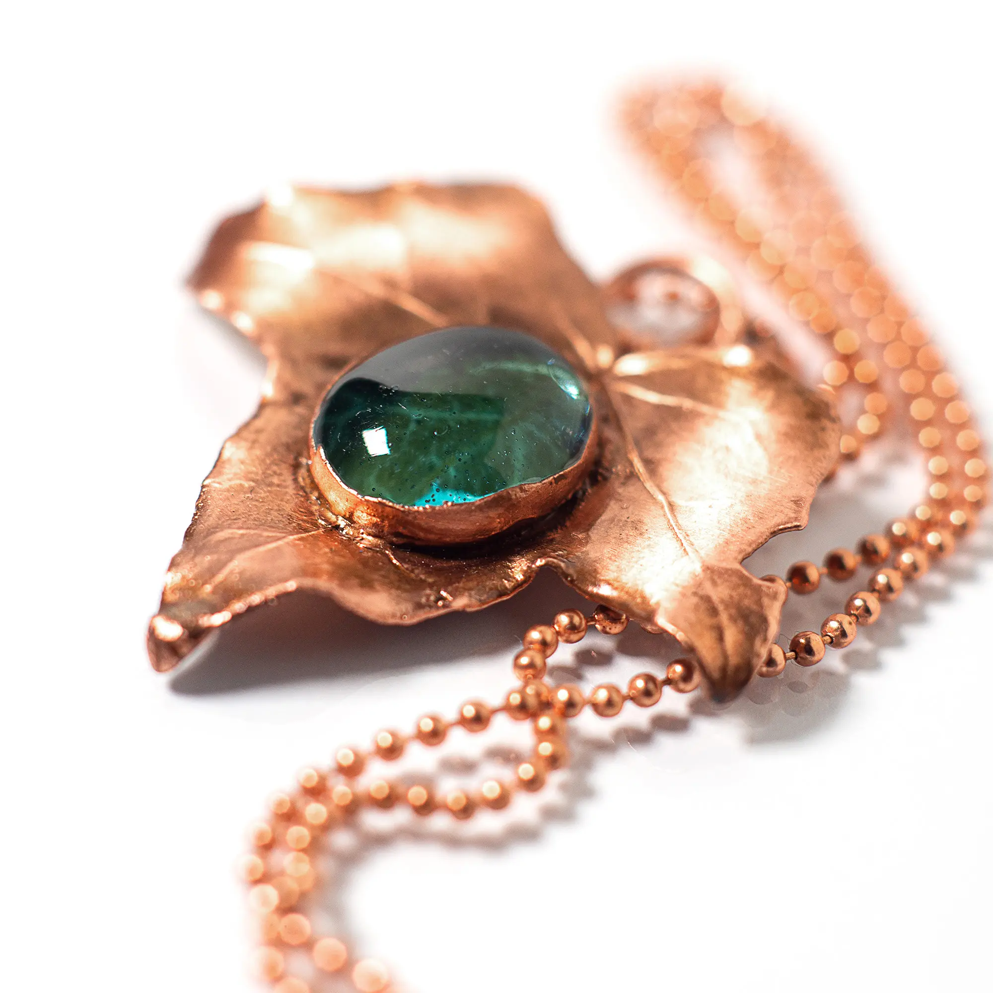 Halskette verkupfert stromlos beschichtet