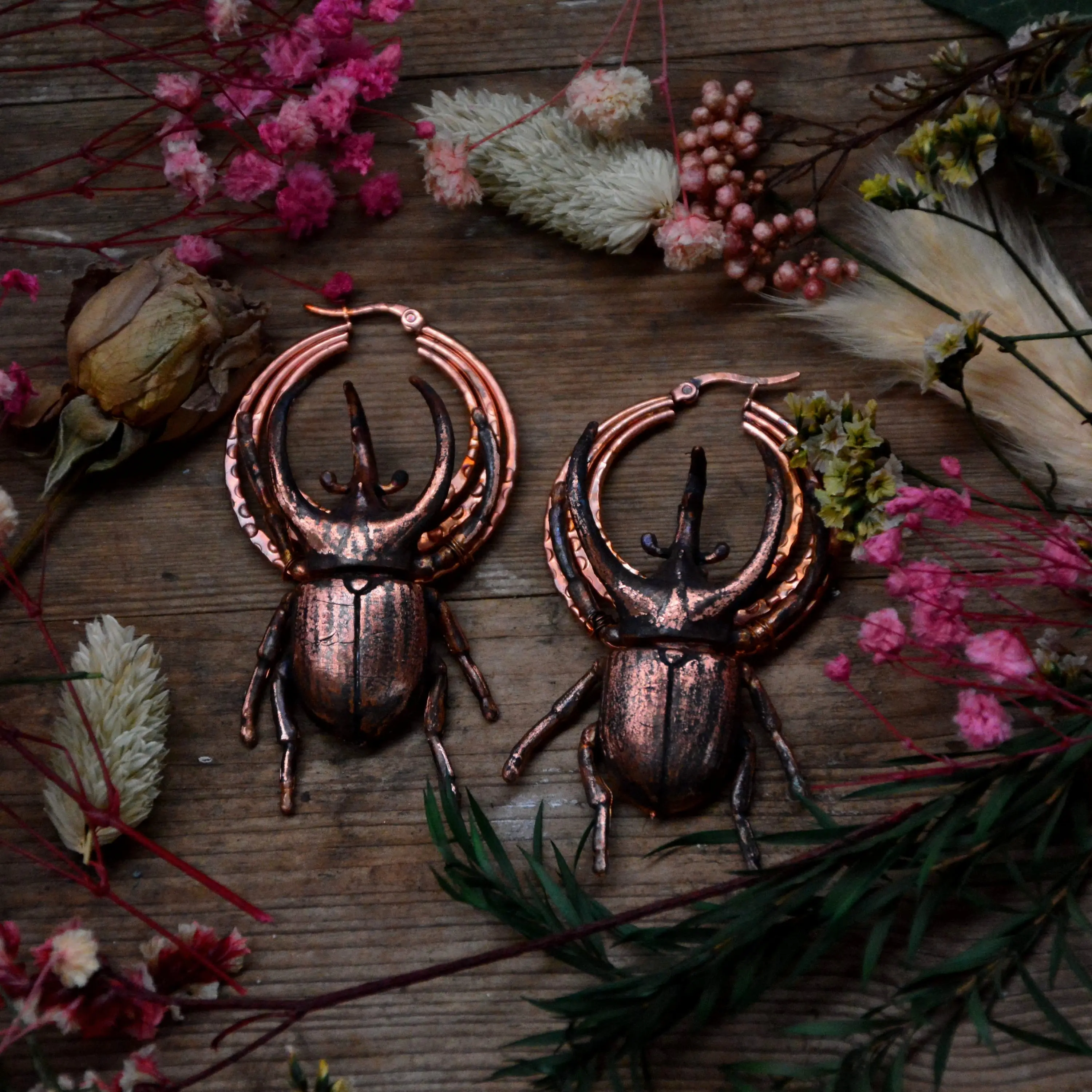 Hornkäfer patiniert