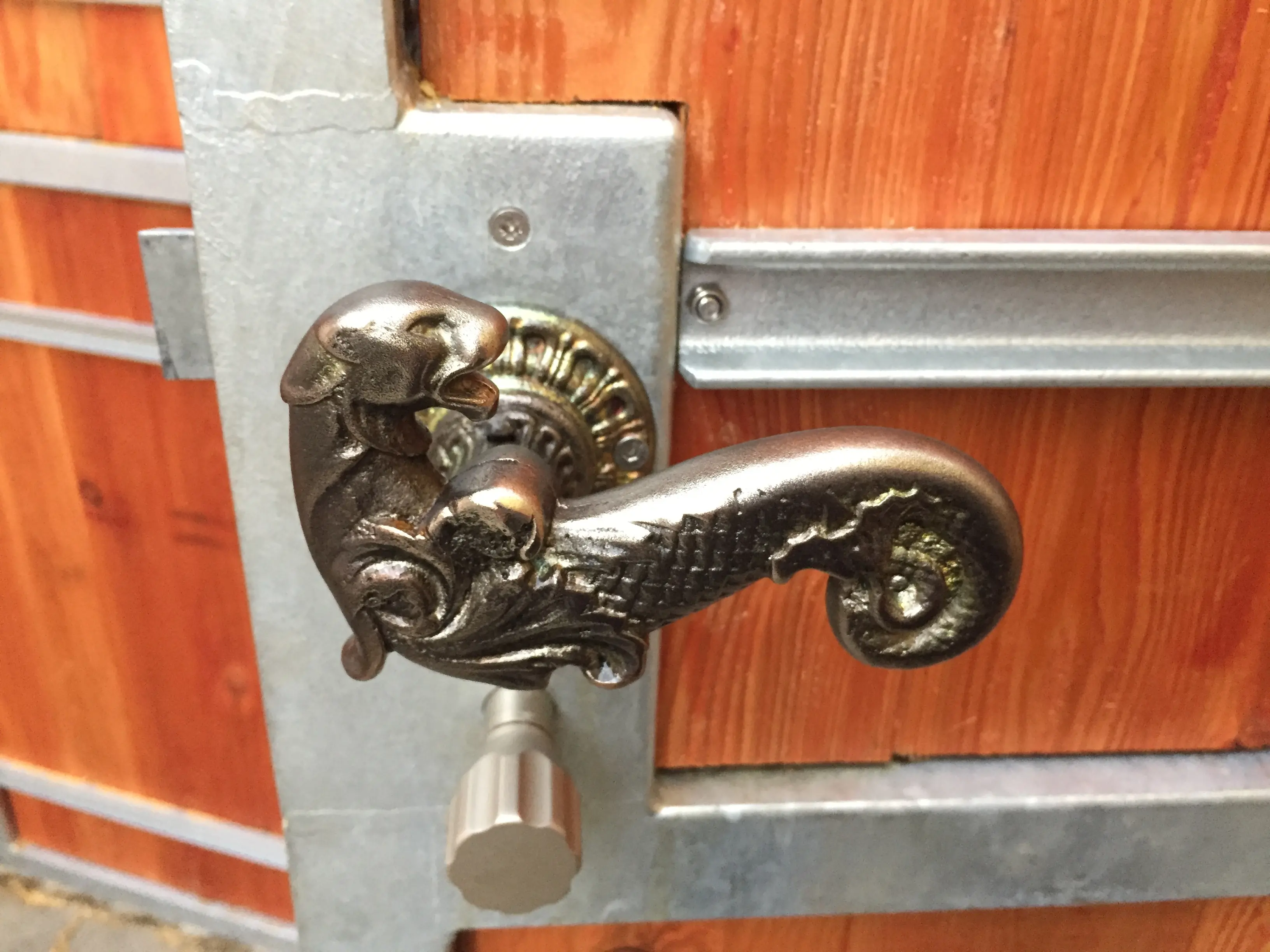 Türgriff bronziert galvanisieren