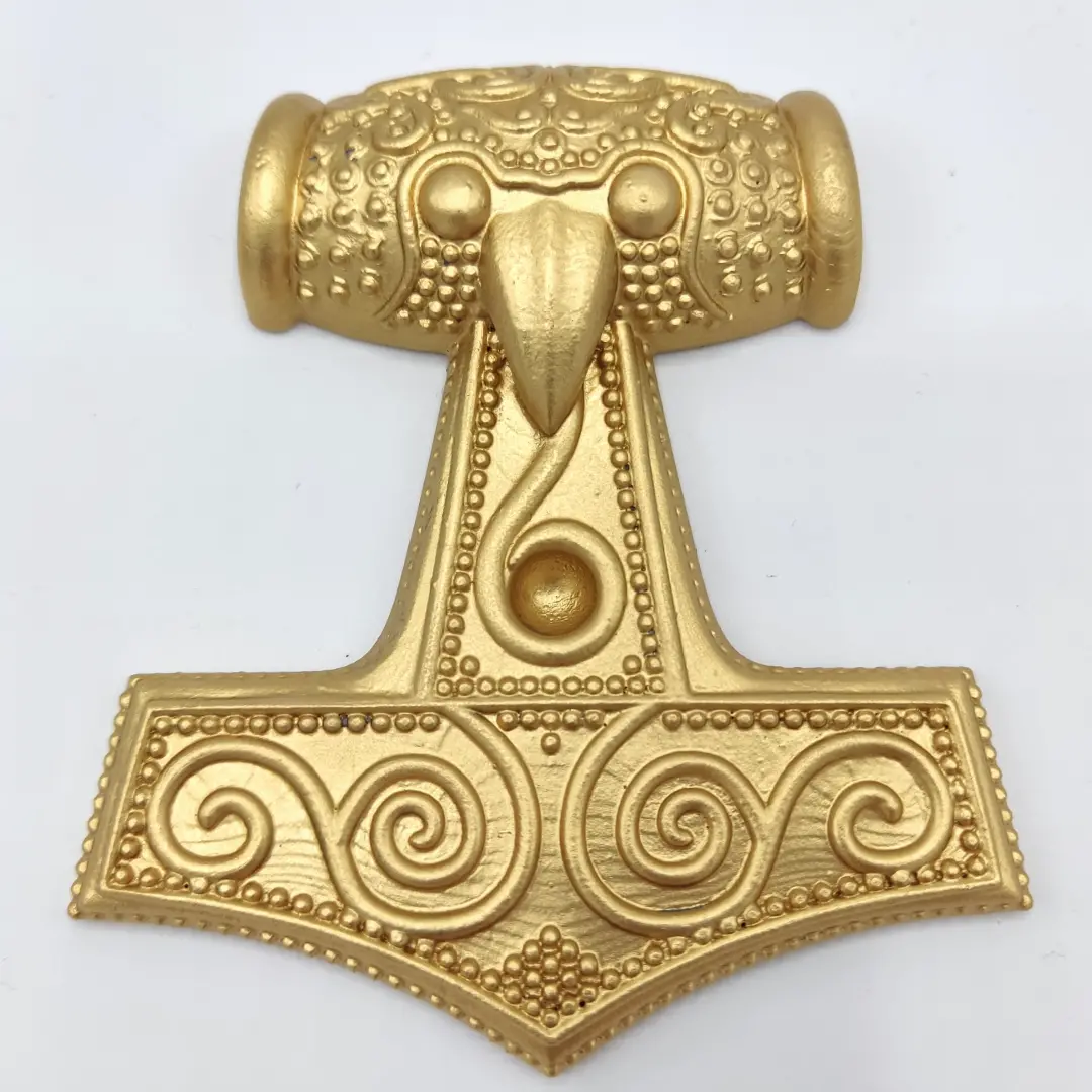 Thor Hammer vergoldet galvanisiert