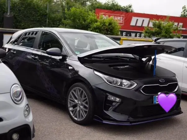 galvanisierte und eloxierte Bauteile am Auto, Kia Ceed