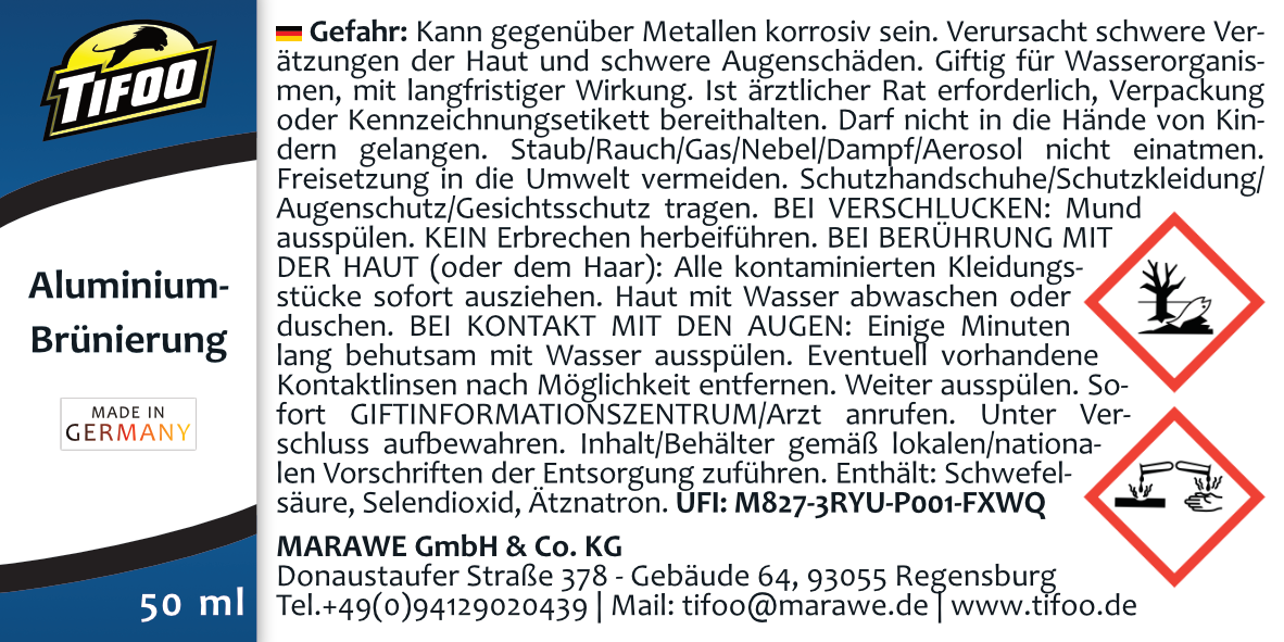 02-60-00050-Aluminium Brünierung-Etikett Etikett Aluminium-Brünierung