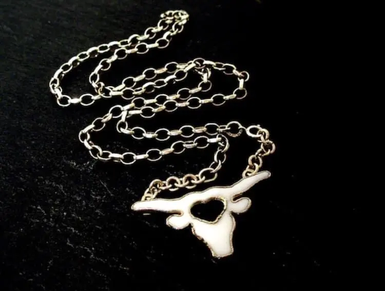 Glas versilbert und vergoldet