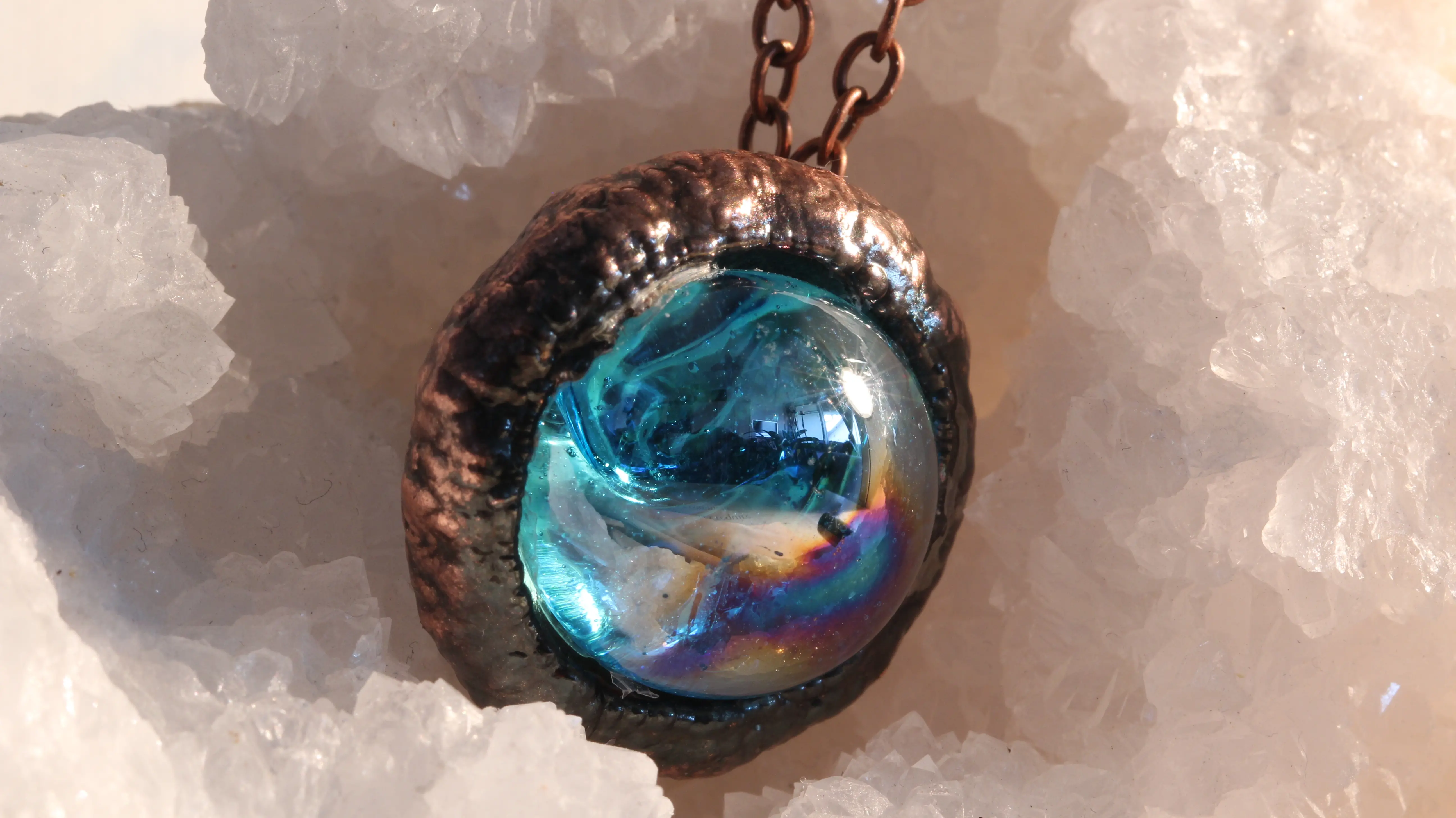 Kette patiniert stromlos beschichtet