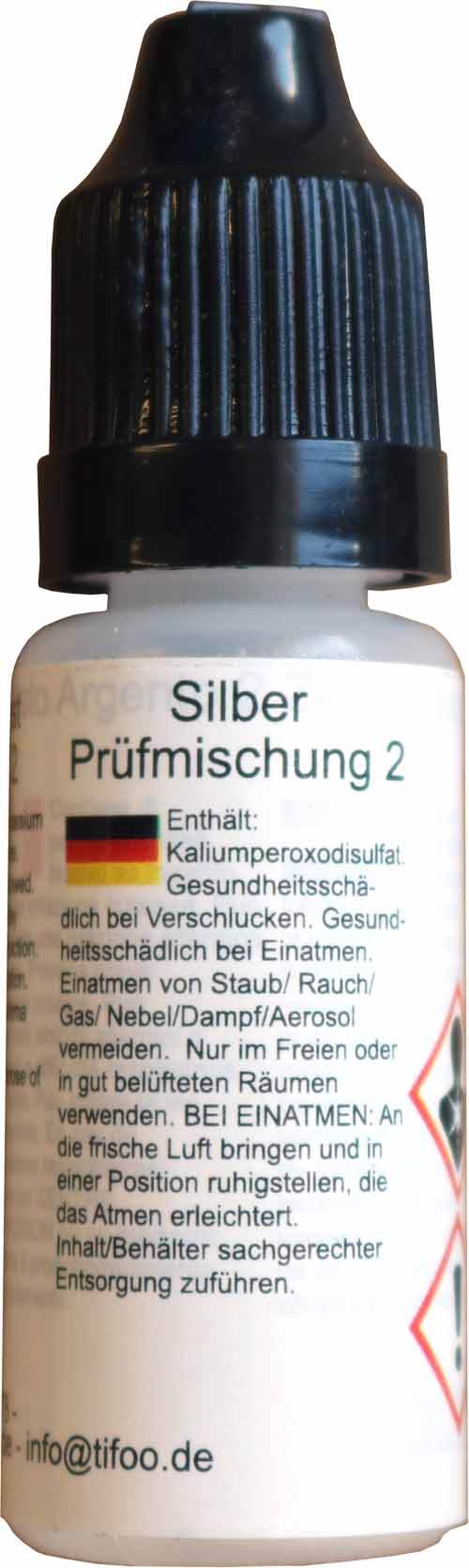 silber test prüfmischung 2 gold-analytix detect silver