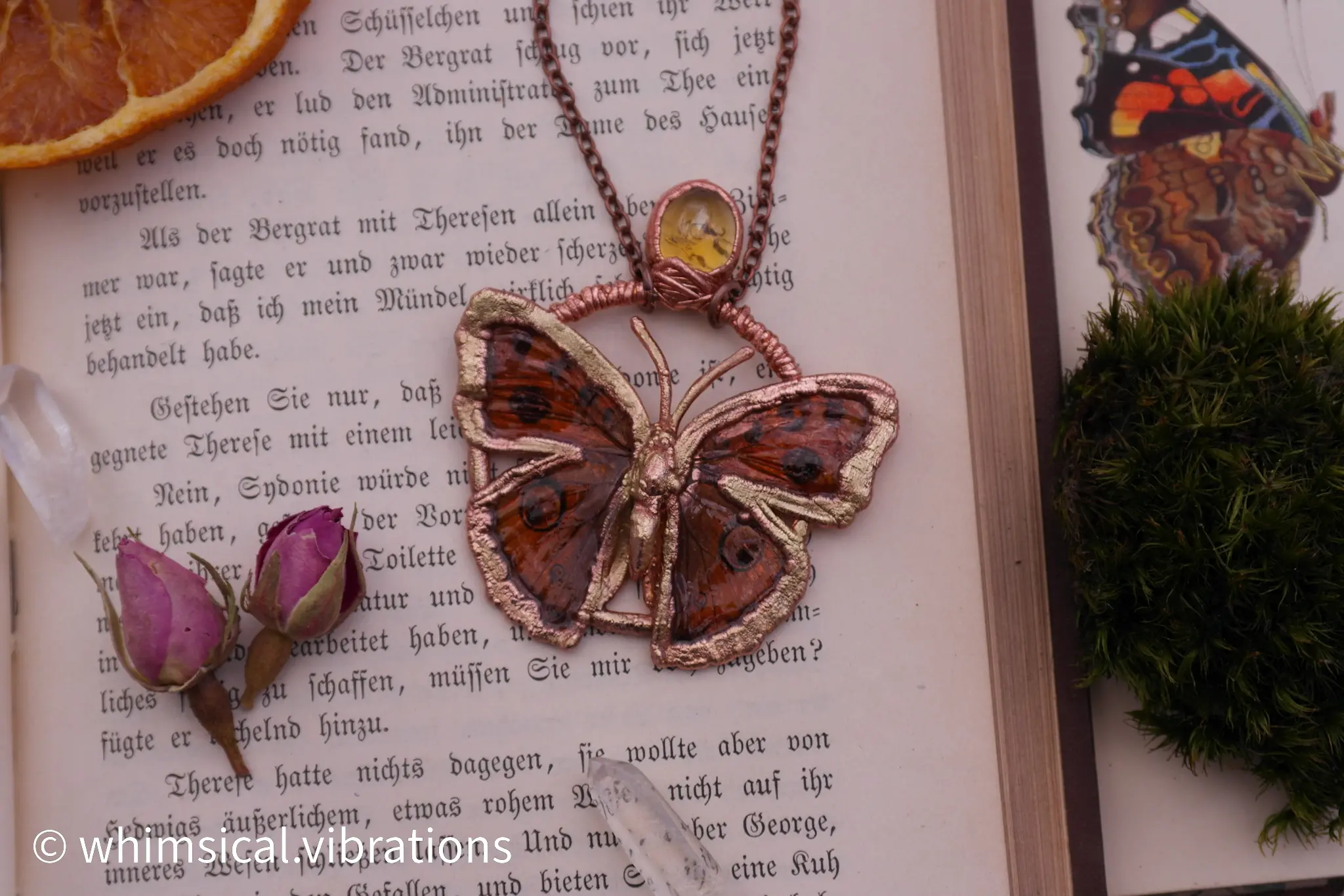 Schmetterling patiniert