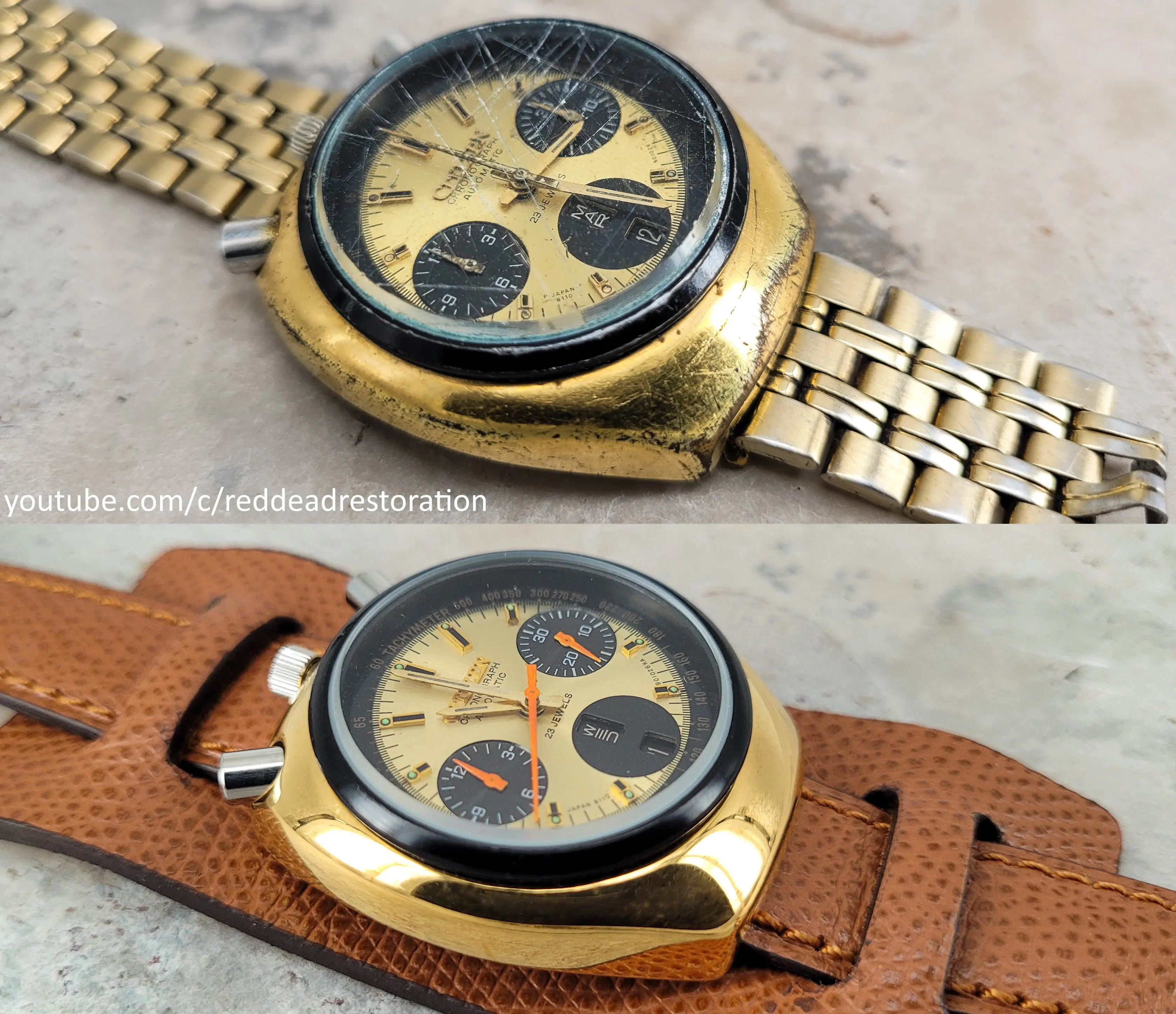 Uhr vergoldet galvanisiert