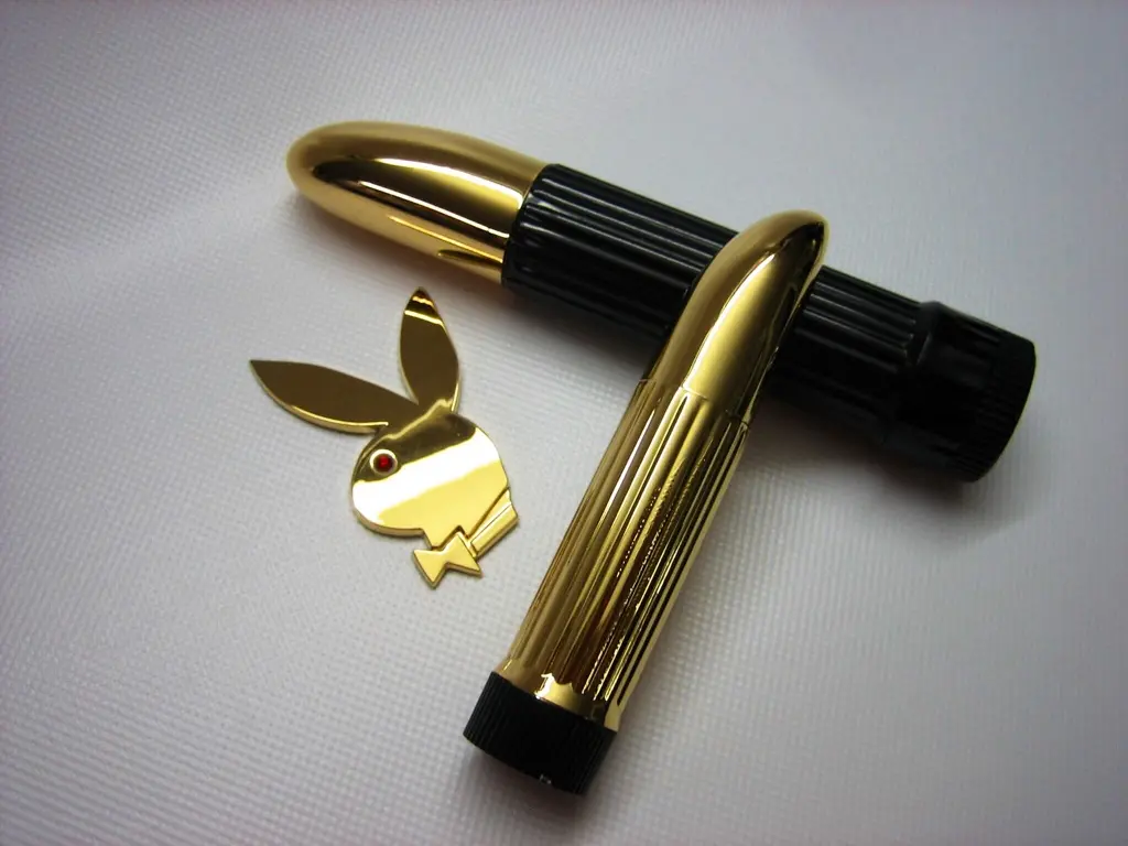 Lippenstift Playboy vergoldet galvanisiert